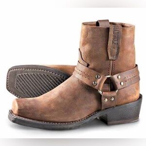 Durango Men's Tan Leather Harness Boots